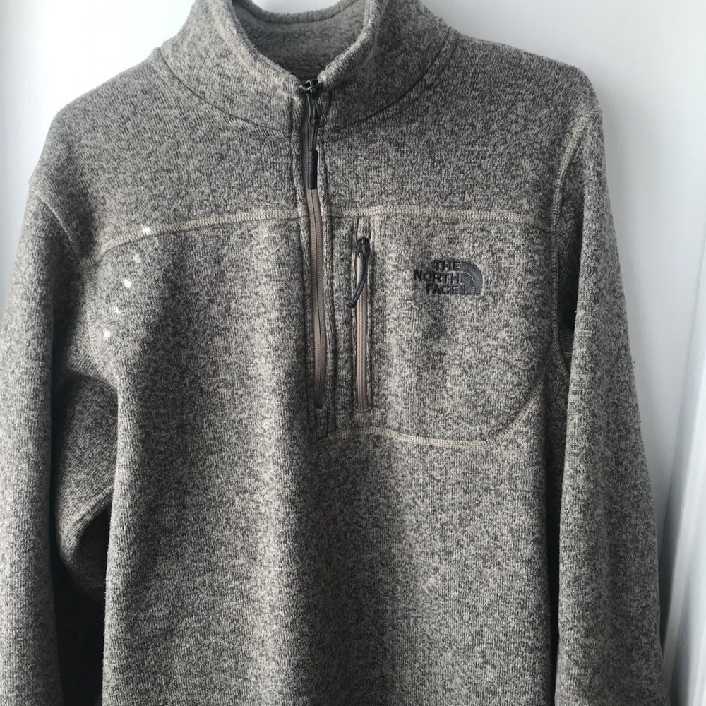 Tan North Face Zip Up